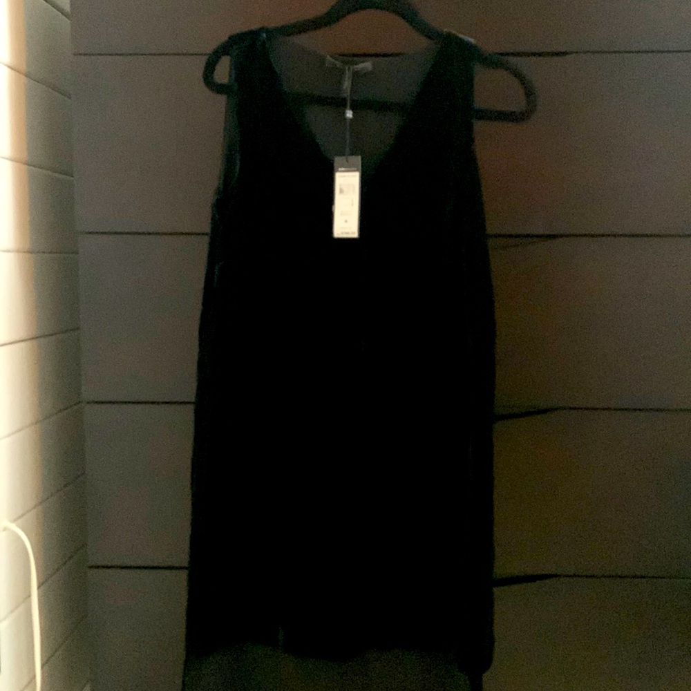NWT BCBG velvet tunic, XS, relaxed fit